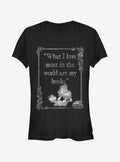 Disney Belle Loves Books Girls T-Shirt T-Shirt | Premium Graphic | Great Gift Idea