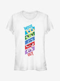 Disney Pixar Inside Out Emotion Eyes Girls T-Shirt T-Shirt | Exclusive Edition | Must-Have Style