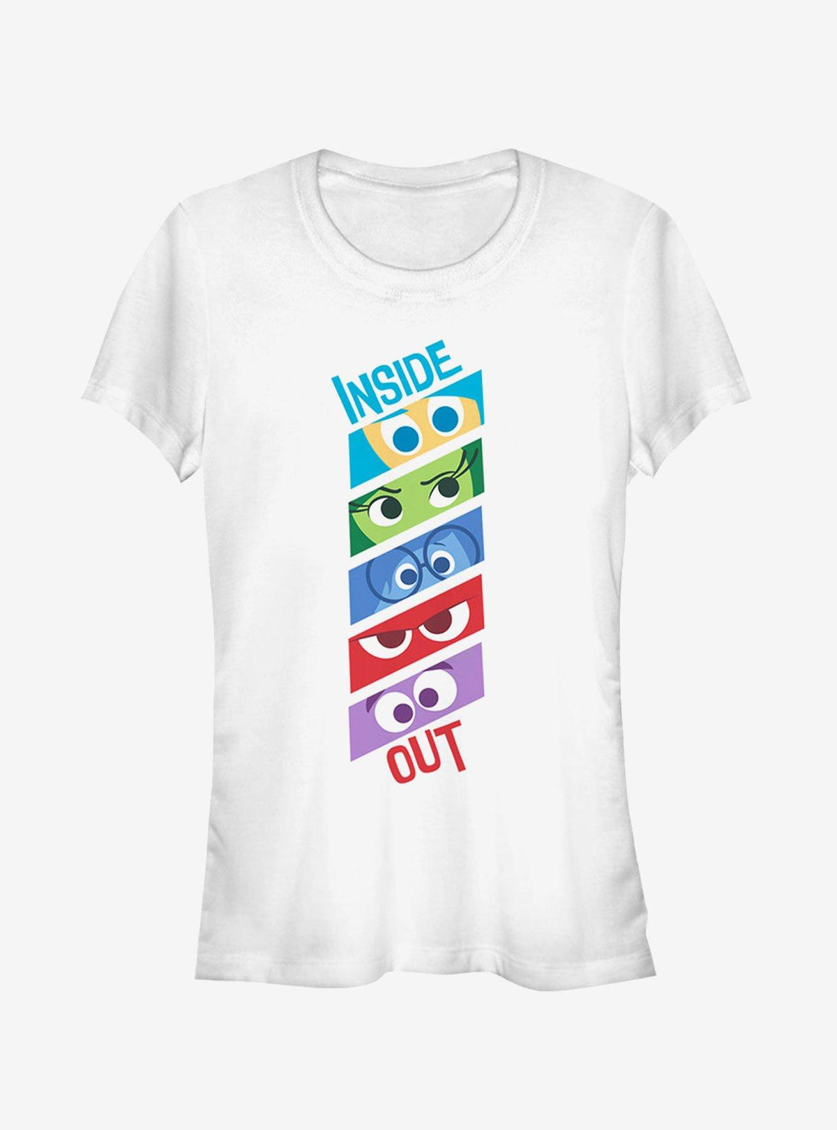 Disney Pixar Inside Out Emotion Eyes Girls T-Shirt T-Shirt | Exclusive Edition | Must-Have Style