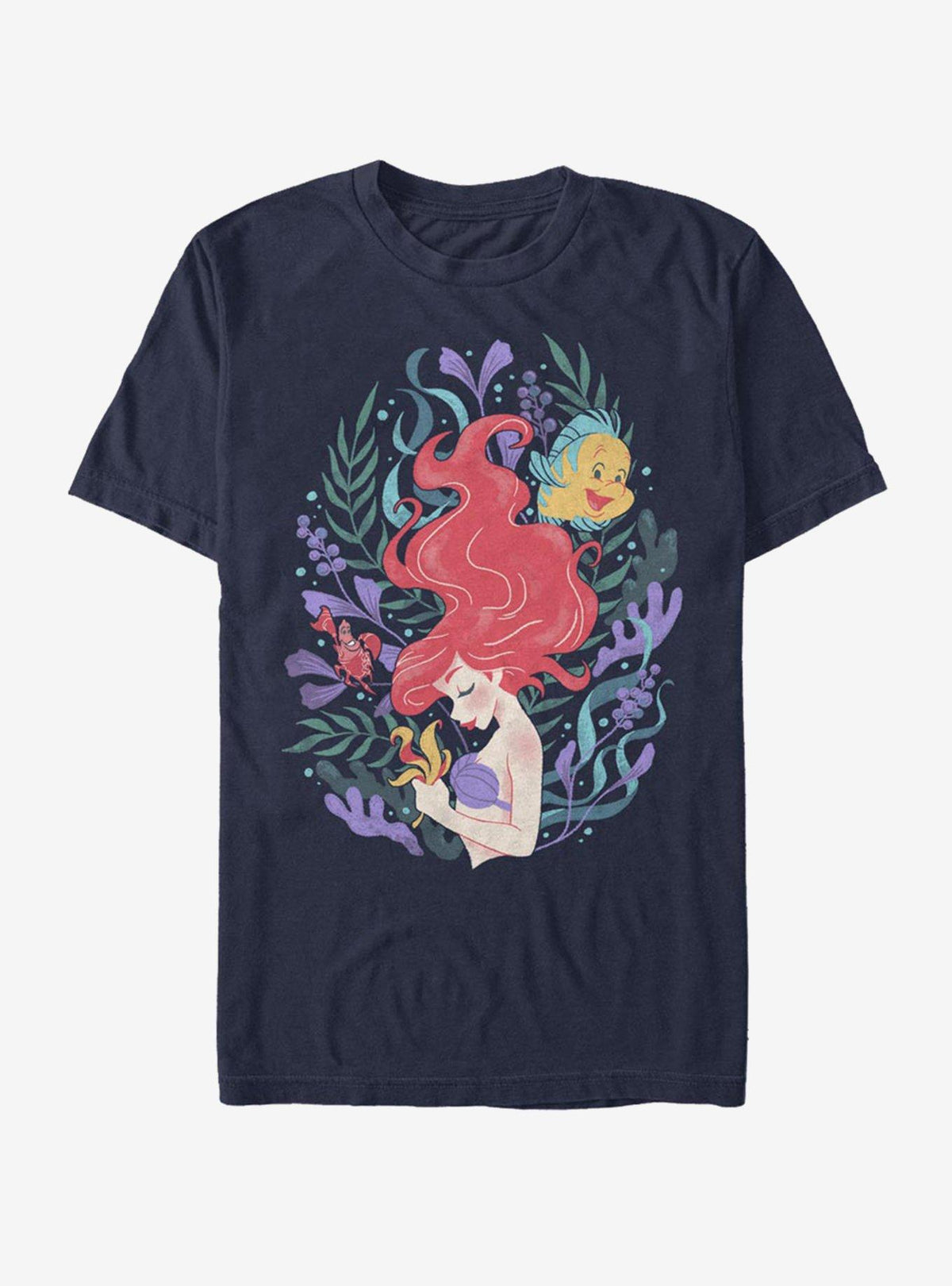 Disney The Little Mermaid Sea Plants T-Shirt T-Shirt | Aesthetic Graphic | Perfect For Daily Wear