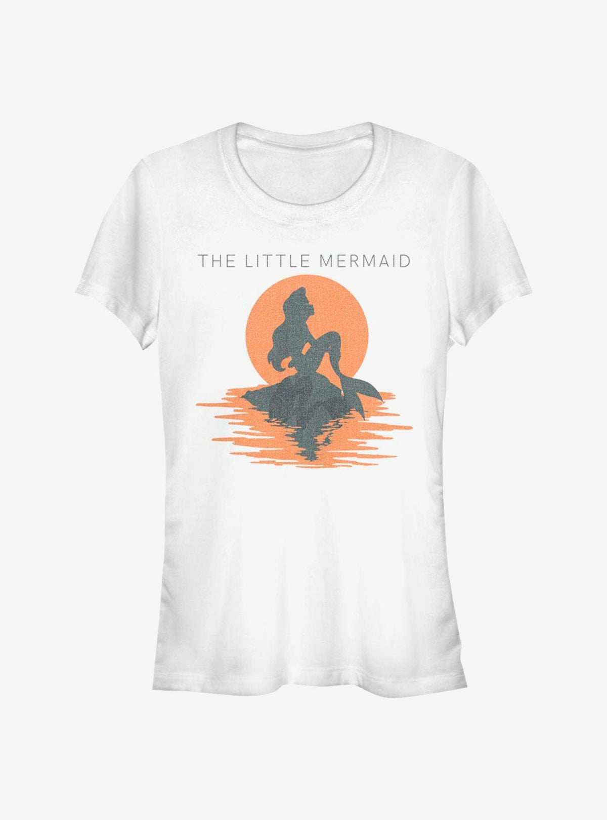 Disney The Little Mermaid Shadow Mermaid Girls T-Shirt T-Shirt | Exclusive Edition | Must-Have Style