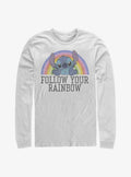Disney Lilo Stitch Follow Your Rainbow Long-Sleeve T-Shirt T-Shirt | Premium Graphic | Great Gift Idea