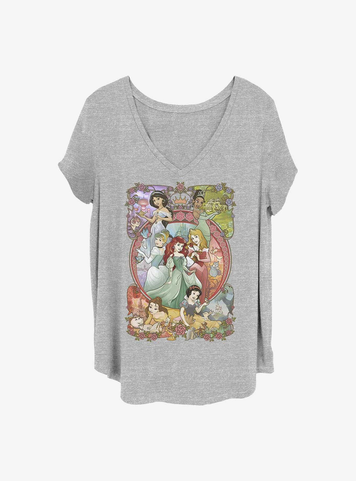 Disney Princesses Princess Power Girls T-Shirt Plus Size T-Shirt | Viral Style | High Demand Item