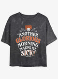 Disney Hocus Pocus Winnie Another Glorious Morning Mineral Wash Girls Crop T-Shirt T-Shirt | Best-Selling Artwork | Great Gift Idea