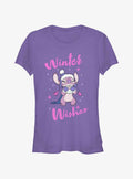 Disney Lilo Stitch Angel Winter Wishes Girls T-Shirt T-Shirt | Viral Style | Perfect For Daily Wear