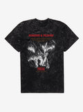 Dungeons Dragons Monsters And Treasure Book Mineral Wash T-Shirt T-Shirt | Viral Style | Perfect For Daily Wear