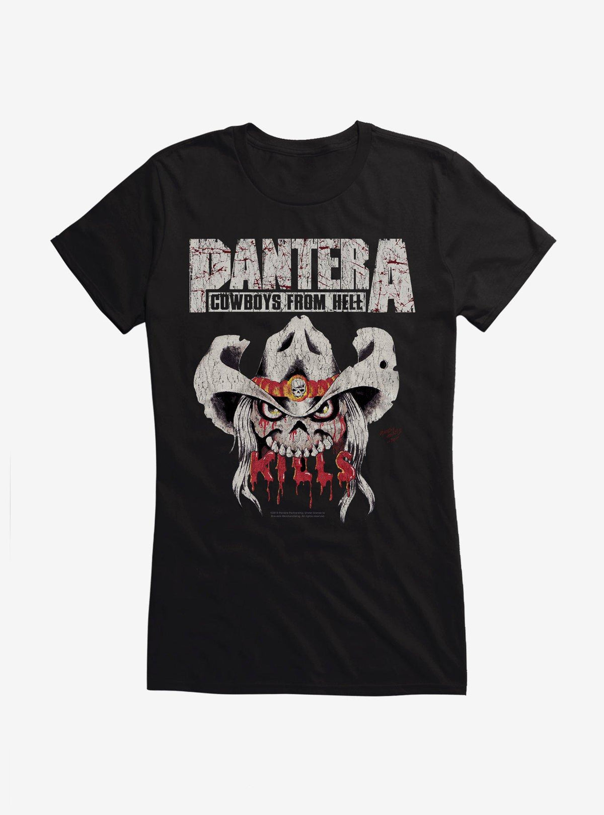 Pantera Cowboys From Hell Kills Girls T-Shirt T-Shirt | Viral Style | High Demand Item