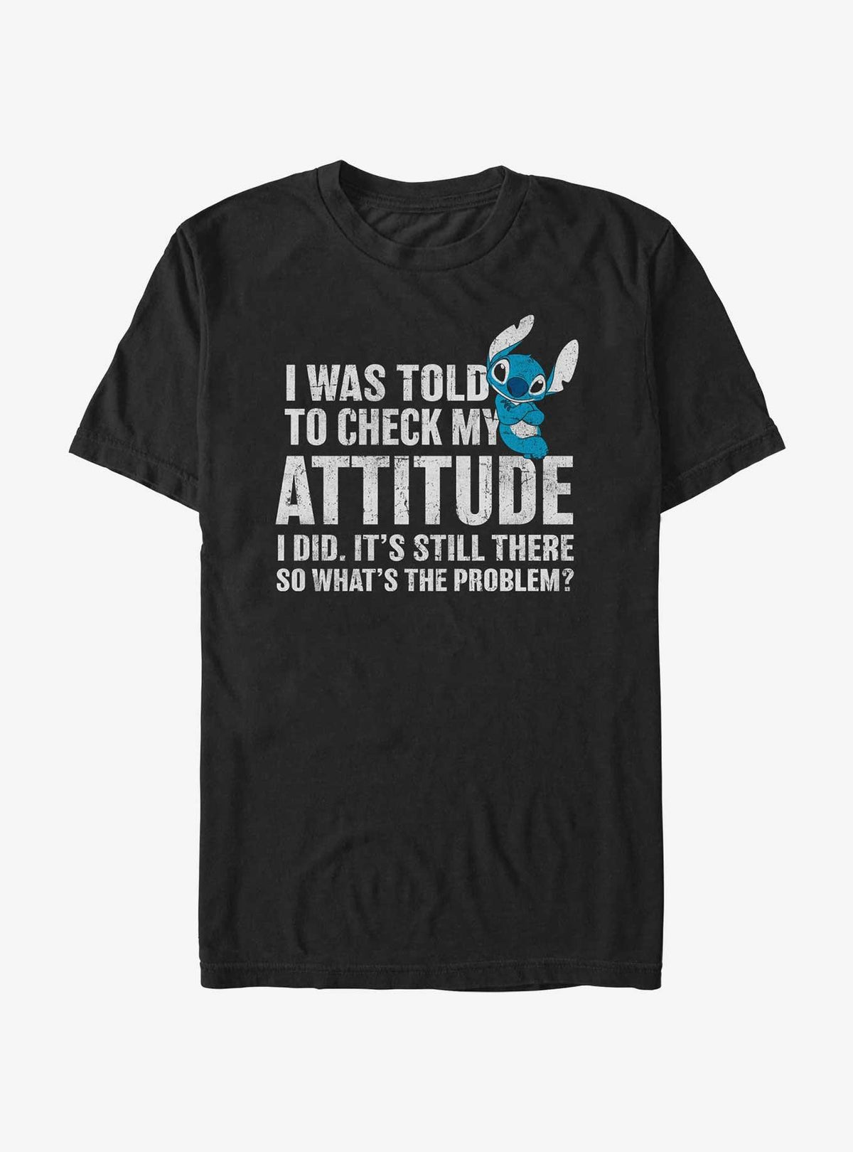 Disney Lilo Stitch Attitude Check T-Shirt T-Shirt | Viral Style | High Demand Item
