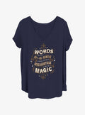 Harry Potter Humble Words Girls T-Shirt Plus Size T-Shirt | Aesthetic Graphic | Must-Have Style