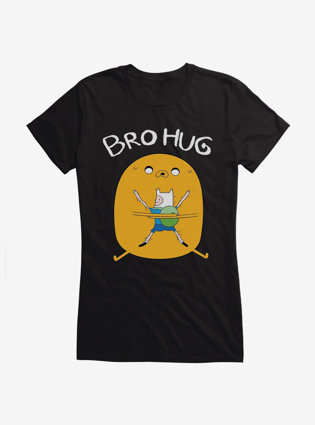 Adventure Time Jake Bro Hug Girls T-Shirt T-Shirt | Aesthetic Graphic | Must-Have Style