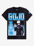 Jujutsu Kaisen Gojo Jumbo Print Dark Wash Boyfriend Fit Girls T-Shirt T-Shirt | Best-Selling Artwork | Top Pick For Fans