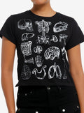 Anatomy Grid Girls Baby T-Shirt By Goodie Two Sleeves T-Shirt | Premium Graphic | Must-Have Style