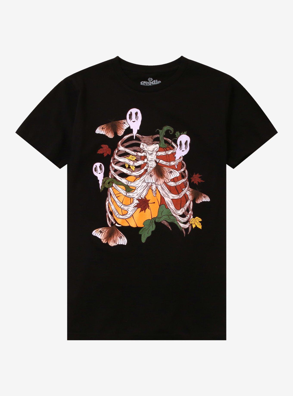 Autumn Ghost Rib Cage T-Shirt By Goodie Two Sleeves T-Shirt | High-Quality Print | Must-Have Style
