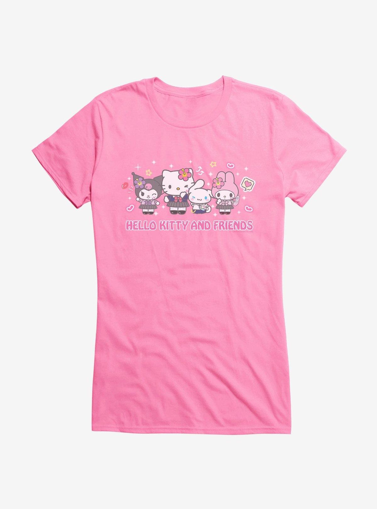 Hello Kitty Friends Kogyaru Group Girls T-Shirt T-Shirt | Trending Design | Great Gift Idea