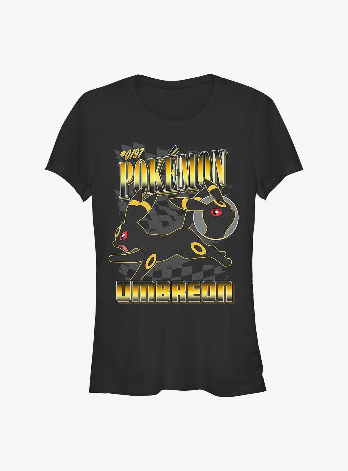 Pokemon Umbreon Check Girls T-Shirt T-Shirt | Viral Style | Trending Now