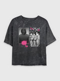 Squid Game Manga Panel Girls Mineral Wash Crop T-Shirt T-Shirt | Premium Graphic | Great Gift Idea