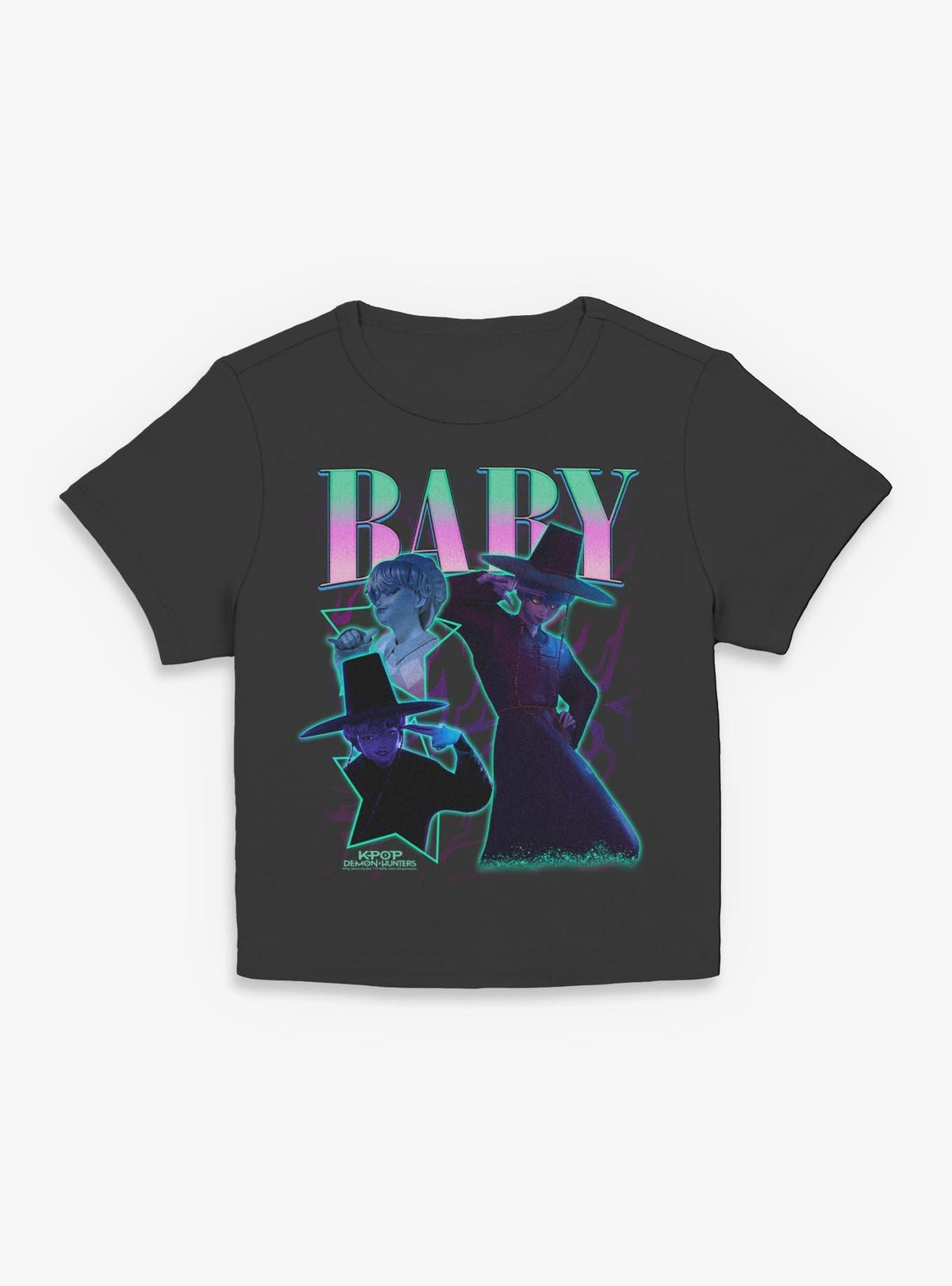 KPop Demon Hunters Saja Boys Baby Collage Girls Baby T-Shirt T-Shirt | Exclusive Edition | Must-Have Style