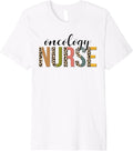 Leopard Oncology Nurse Gifts Womens Nursing Apparel Premium T-Shirt T-Shirt | Best Seller