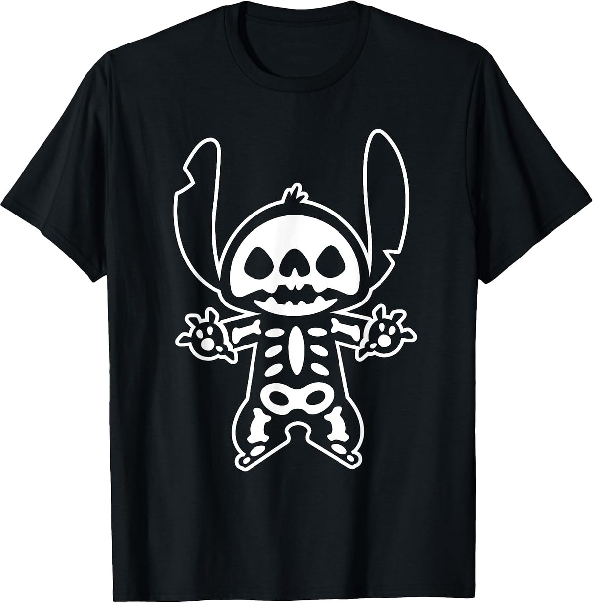Disney Stitch Halloween Skeleton T-Shirt