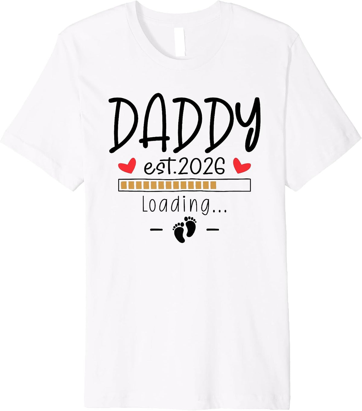 Mens Daddy Est 2026 - 1st Baby Pregnancy Announcement For Husband Premium T-Shirt T-Shirt | Best Seller