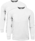 Shaka Wear Men's Cotton T Shirt u2013 Max Heavyweight 7 Ounce Long Sleeve Crew Neck Plain Tee Top Tshirts Regular Big