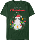 Men's Star Wars The Last Jedi All I Want for Christmas is a PORG Apparel | Best Seller