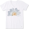 Life is Good Women's Crusher Tee Short Sleeve Cotton Graphic T Shirts Watercolor Daisy Birds