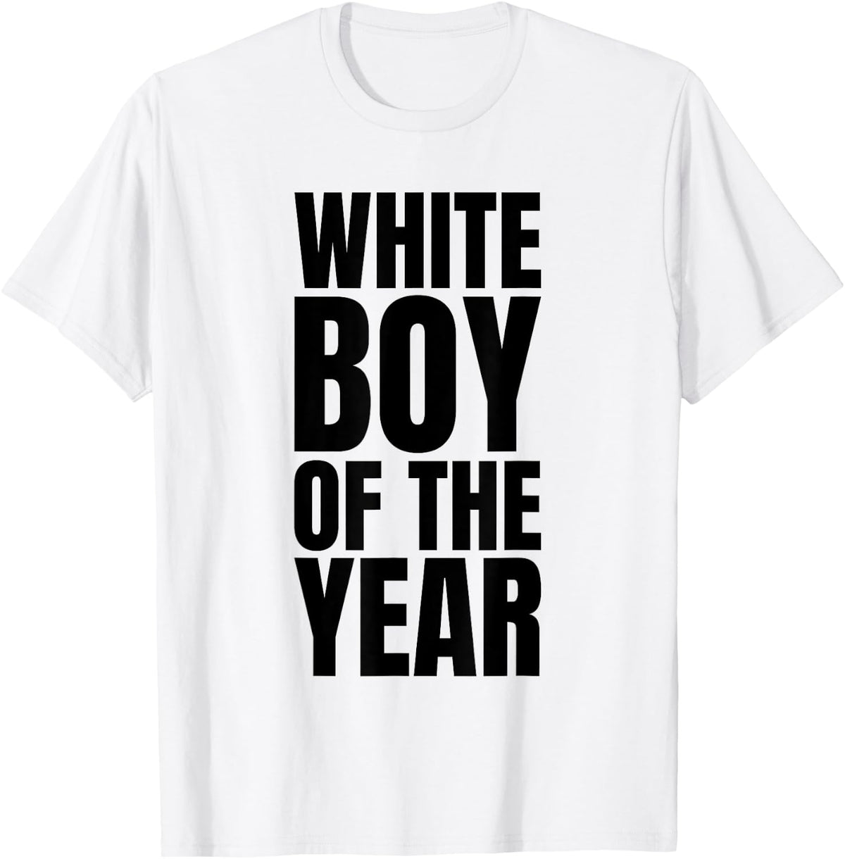 White Boy Of The Year For Men Boys Kids Funny Graphic