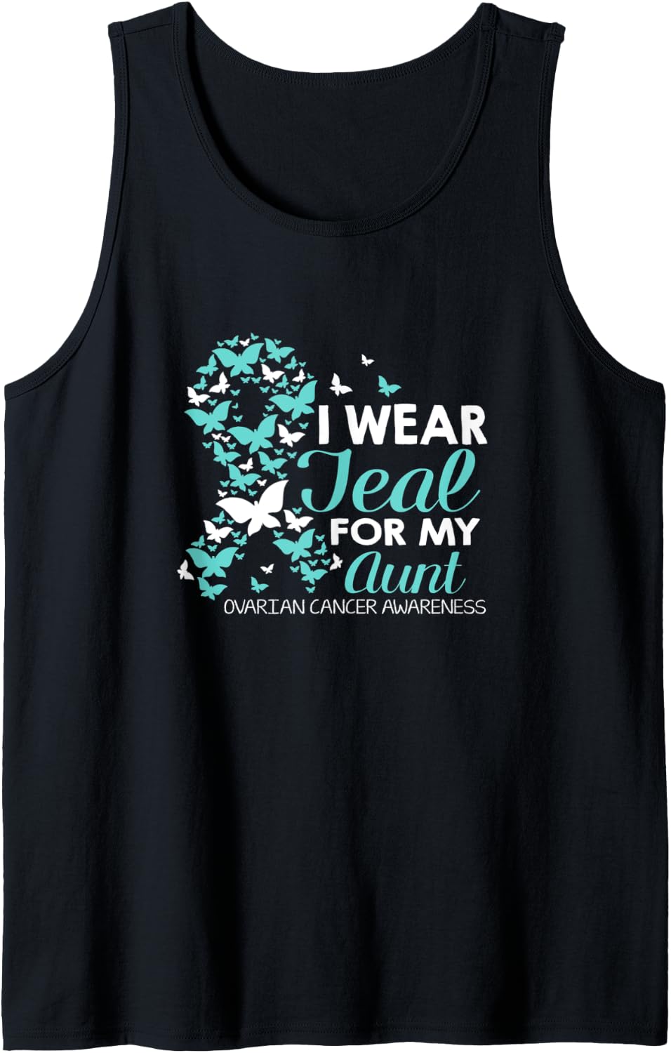 My Aunt Ovarian Cancer Awareness T-shirt Gift idea for women Tank Top Tank Top | Trending 2025