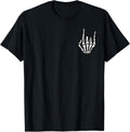 Punk Rock Skeleton Cool Rocker Halloween Men Women Boys Kids
