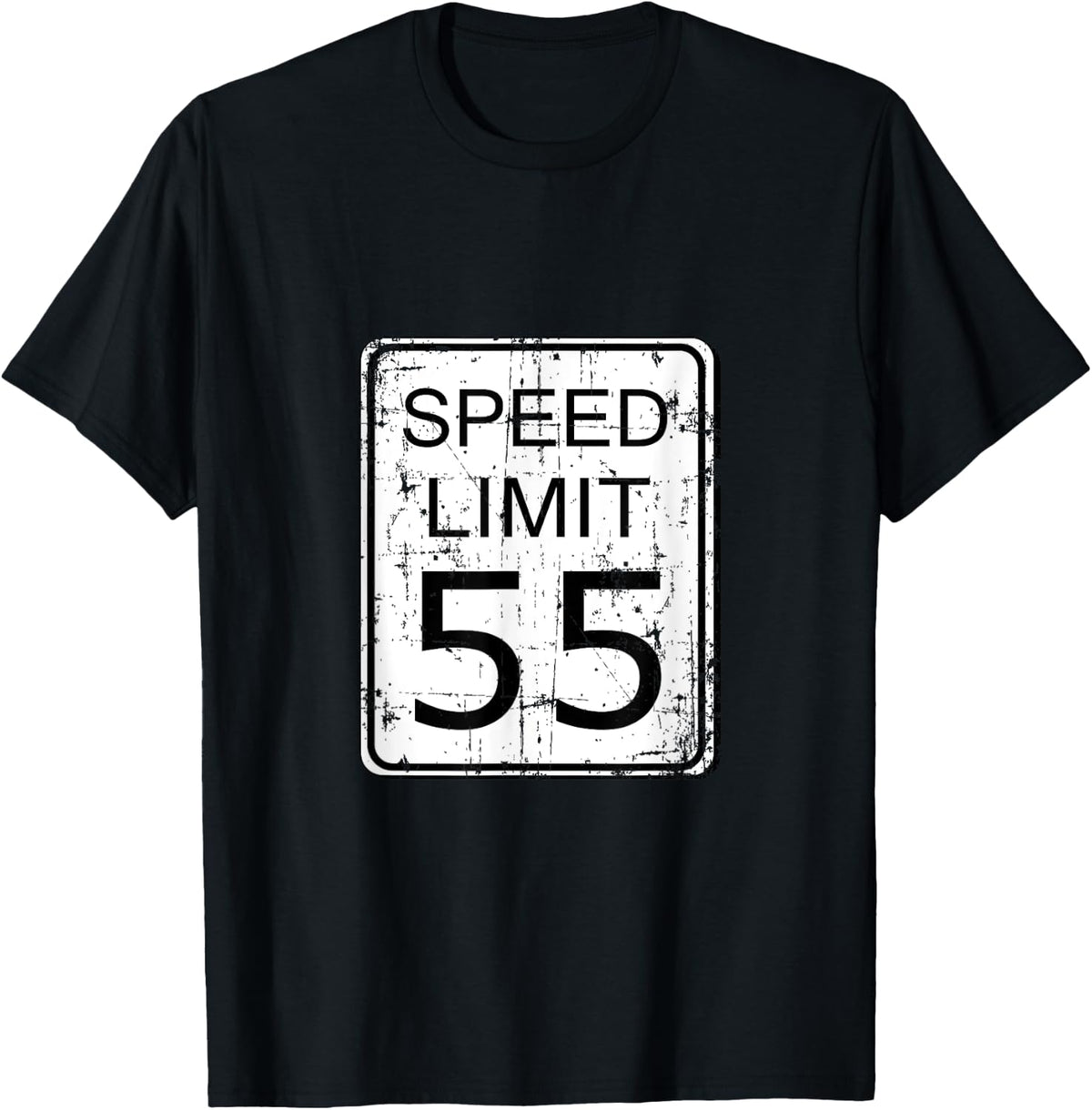 Vintage Speed Limit 55 Road Street Sign Funny T-Shirt T-Shirt | Trending 2025