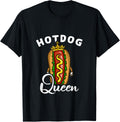 Hot Dog Queen - Funny Womens Foodie Hot Dog Lovers Apparel | US Viral Style