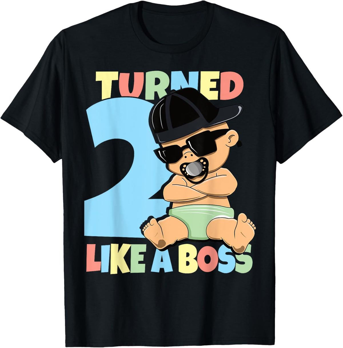 Baby 2nd Birthday Boy Girl 2 Years Like a Boss Kids Apparel | Fan Favorite