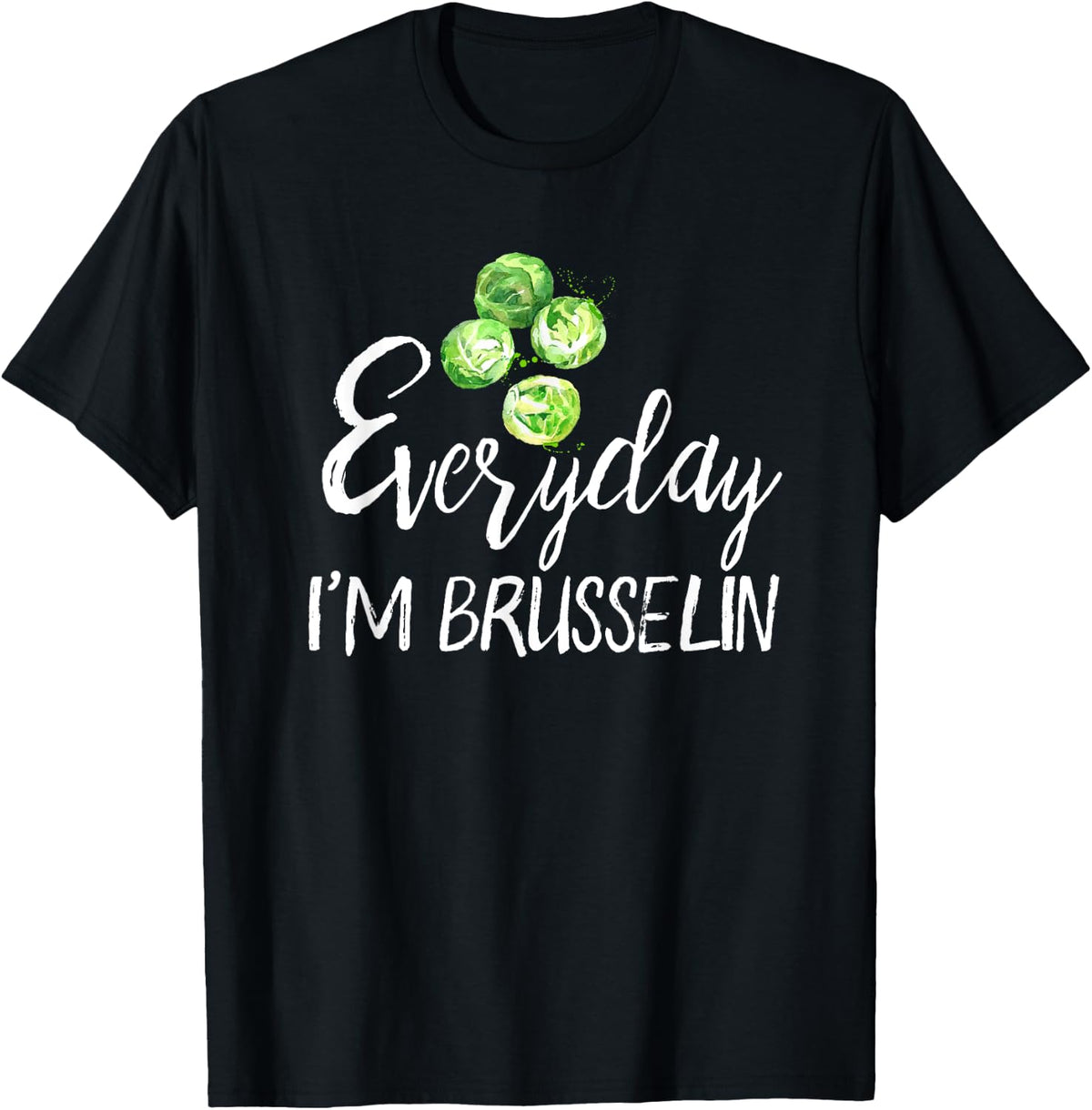 VEGAN Brussel Sprouts Gift Plant-Based Veganism T-Shirt T-Shirt | US Viral Style
