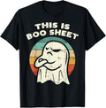 This Is Boo Sheet Ghost Retro Halloween Costume Men Women