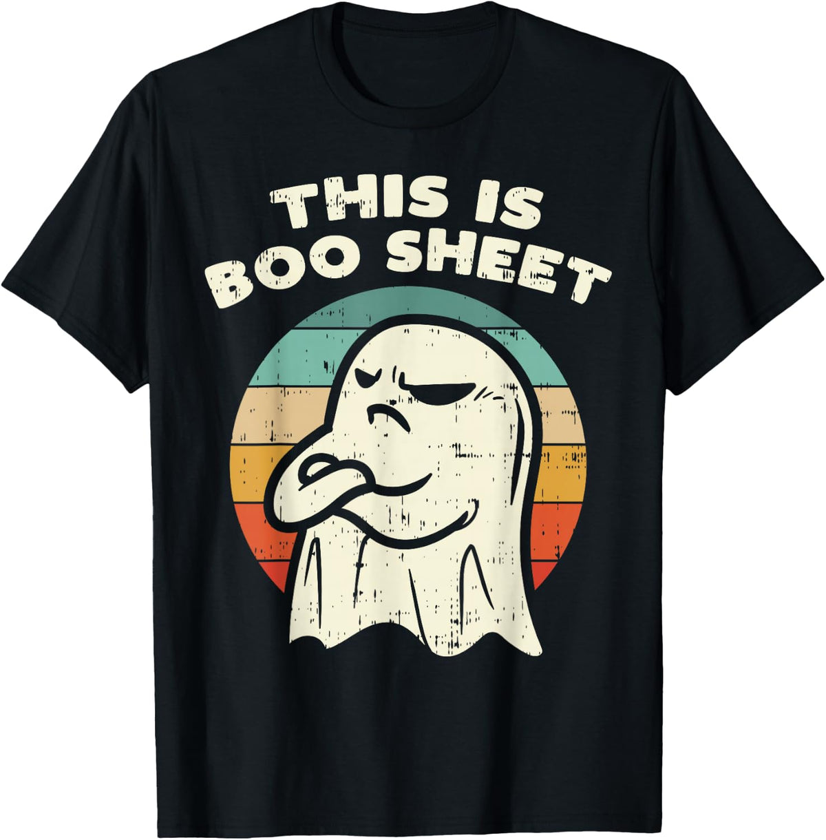 This Is Boo Sheet Ghost Retro Halloween Costume Men Women