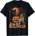 Long Live Halloween Funny Pumpkin Halloween Black Cat
