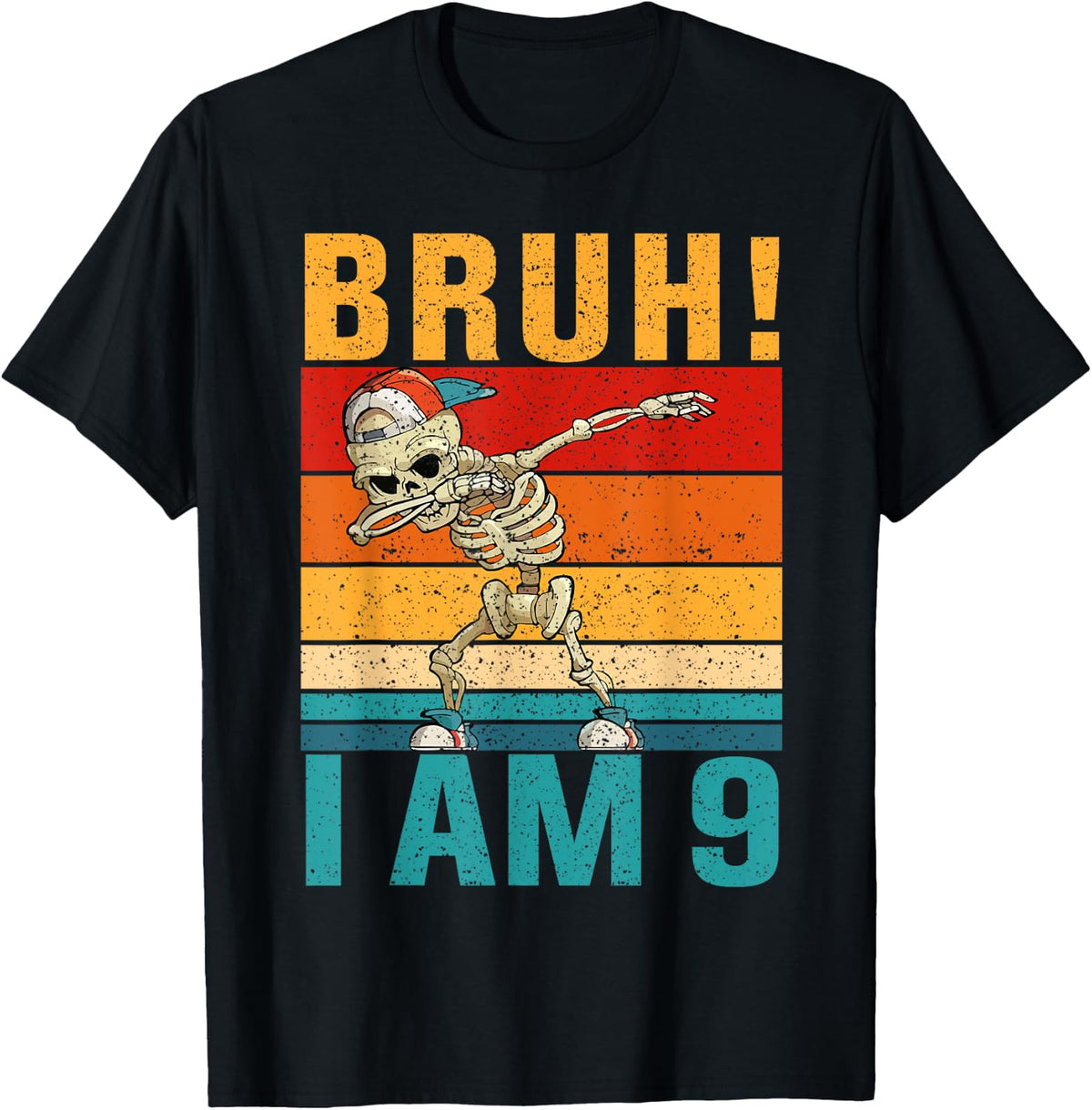9 Year Old Birthday Dabbing Boy Bruh It's My 9th Birthday Apparel | Trending 2025
