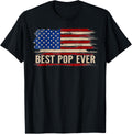Vintage Best Pop Ever American Flag Father's Day Gift Apparel | Trending 2025
