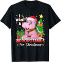 I Want A Hippopotamus For Christmas Cute Xmas Costume Girls Apparel | Best Seller