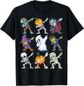 Dabbing Halloween Boys Skeleton Zombie Scary Pumpkin Mummy