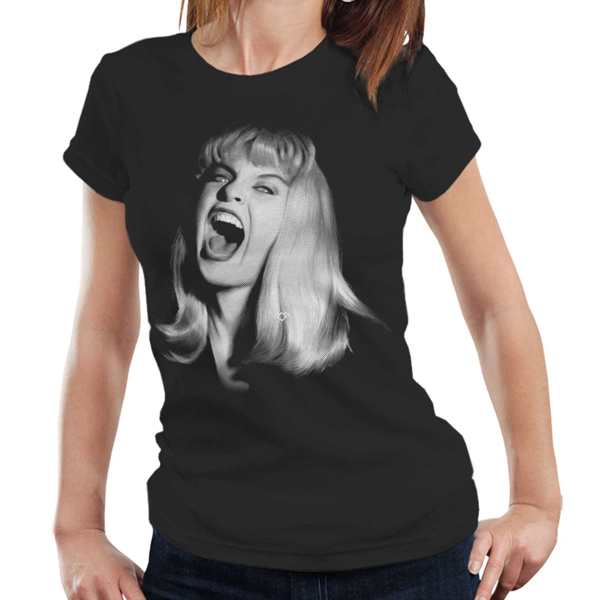 Twin Peaks Laura Palmer Semi Fitted Ladies T Shirt Scream Cult Tv David Lynch