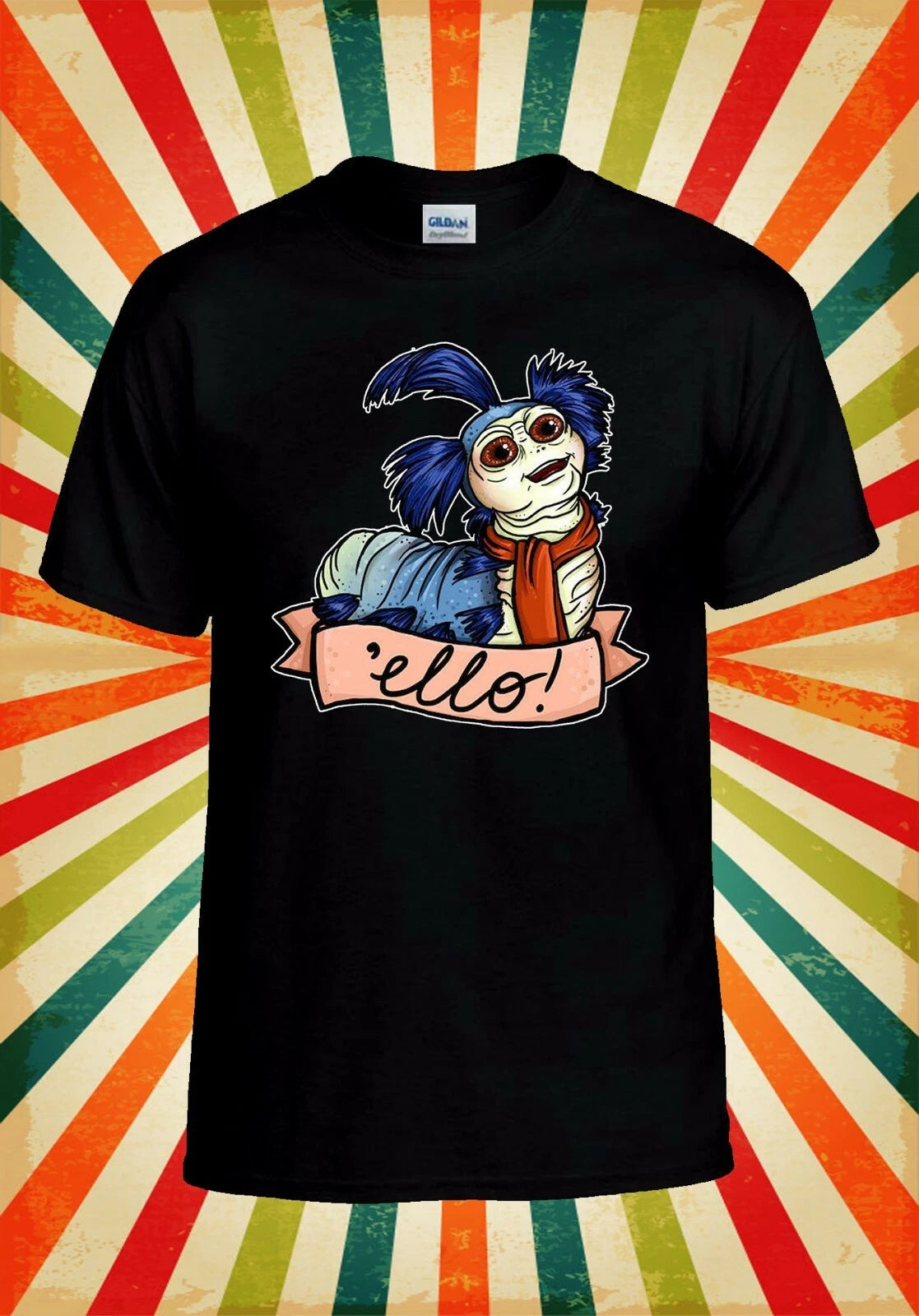 Ello Labyrinth Worm Art Funny Retro Men Women Vest Tank Top Unisex T Shirt 2326